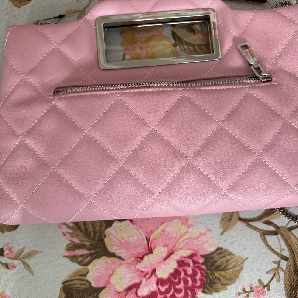 INC. Pink Quilted Women's Bag